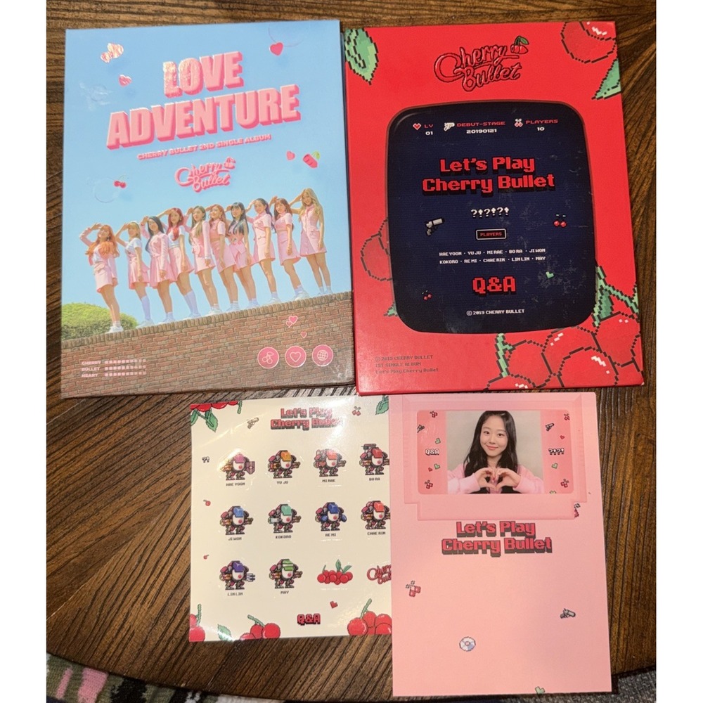 Cherry Bullet Album set Let's Play + Love Adventure - KPOP - READ!